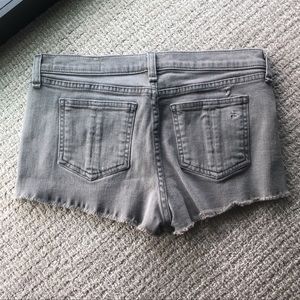 Gray Rag & Bone Denim Shorts